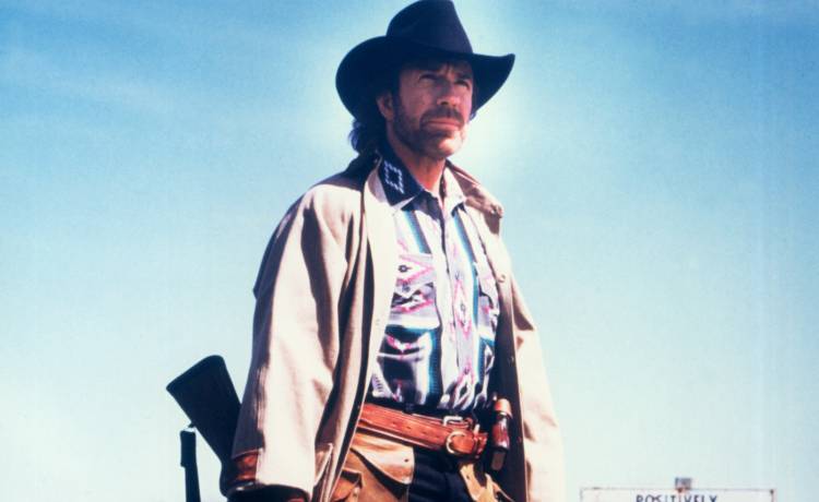 Chuck Norris na planie "Strażnika Teksasu", fot. AKPA